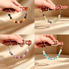 12 Zodiac Natural Crystal Pet Collar, Fire/Earth/Air/Water Element Healing Gemstone Leather Dog & Cat Collar, Aesthetic Crystal Beaded Neck Ring for Small to Medium Pets