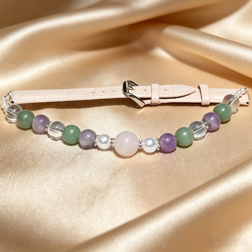 Colorful Natural Crystal Pet Collars | 4 Gemstone Shades For Cats & Small Dogs