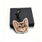 Custom pet felt & leather keychains – simply upload a photo of your furry friend to create a one-of-a-kind keepsake. The most heartfelt personalized gift for any pet parent!