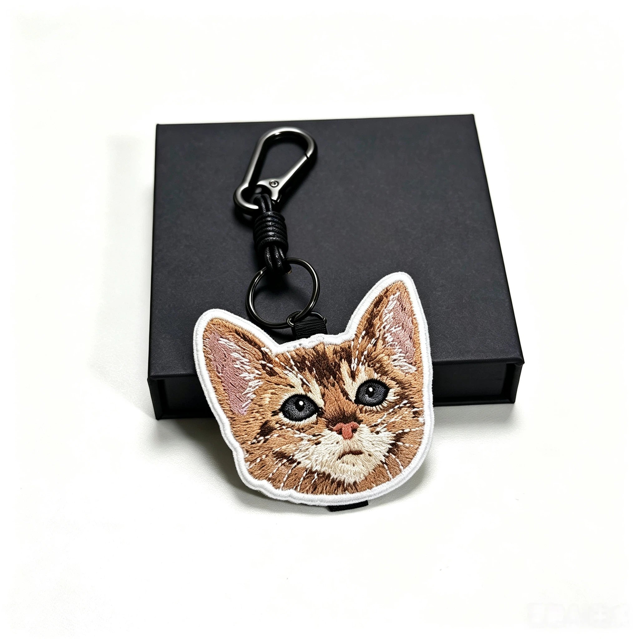 Custom pet felt & leather keychains – simply upload a photo of your furry friend to create a one-of-a-kind keepsake. The most heartfelt personalized gift for any pet parent!