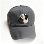 Classic Baseball Cap: Custom Pet Portrait Embroidery, Personalized Dad Hat with Cat & Dog Photos, Adjustable Vintage Casual Cap for Pet Lovers