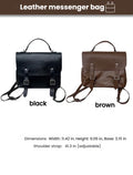 Custom Leather Messenger Bag, Personalized Pet Portrait Crossbody Cambridge Bag： Hand-Stitched from Pet Photo, Exclusive Gift for Pet Lovers