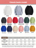 Classic Crewneck Sweatshirt: Custom Pet Portrait Embroidery, Personalized Cat/Dog Photo & Name, Casual Top for Pet Parents