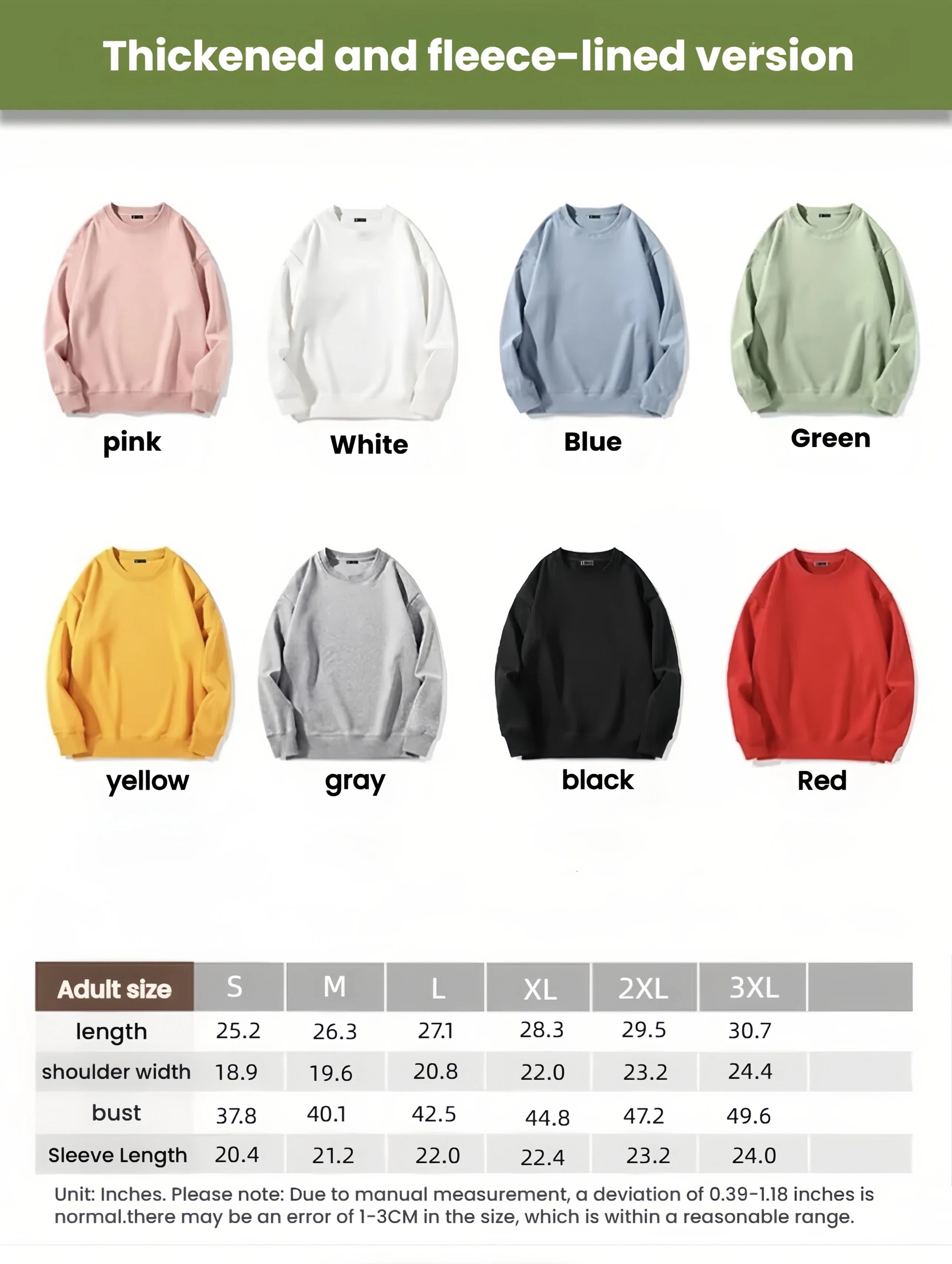 Fleece-Lined Crewneck Sweatshirt: Custom Pet Portrait & Personalized Text / Year, Pet Memorial Casual Pullover