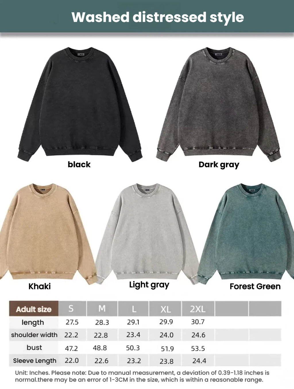 Washed Cotton Crewneck Sweatshirt: Personalized Pet Embroidery, Hand-Stitched Pet Portrait with Custom Name, Unisex Top
