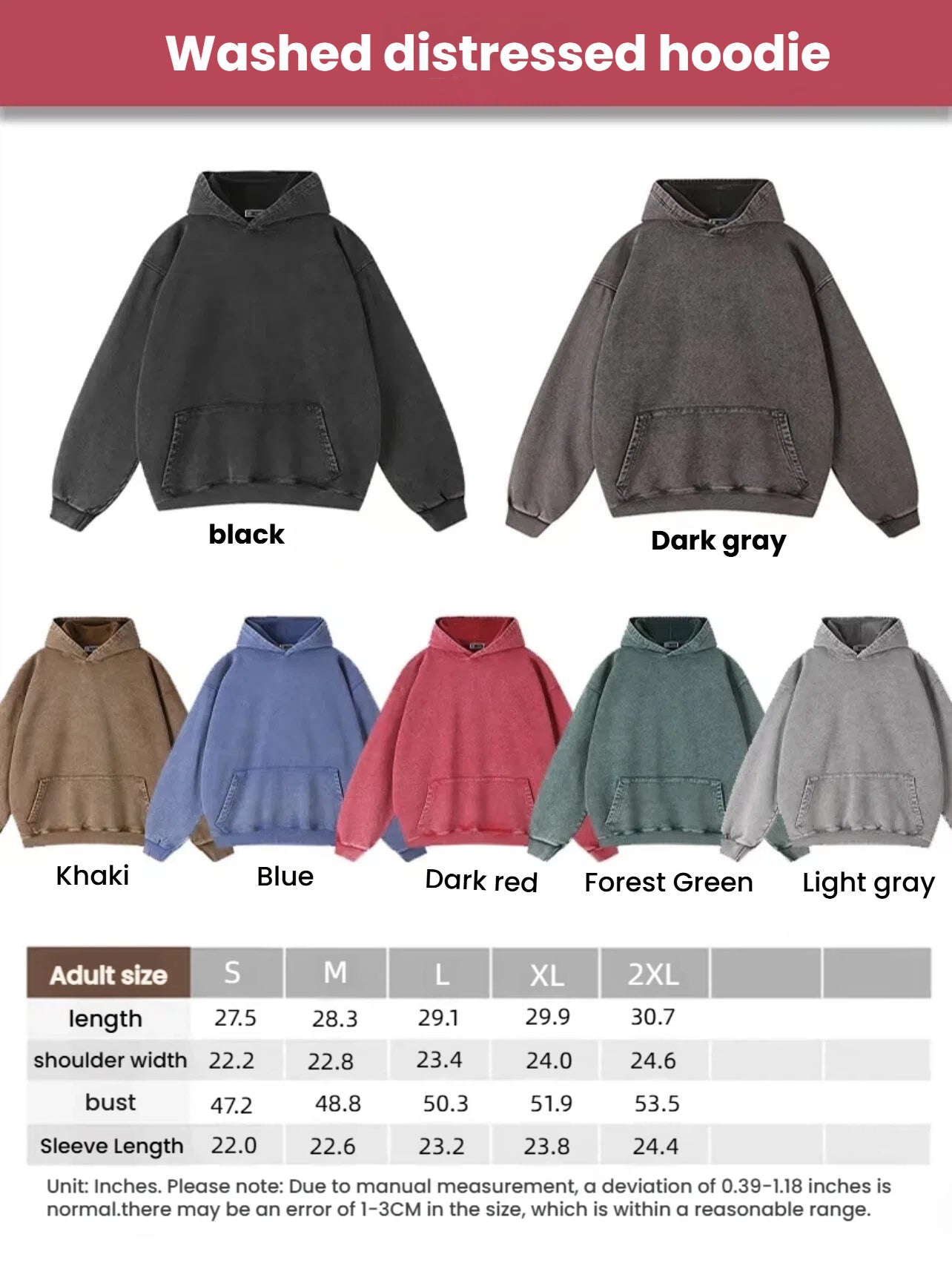 Washed Hoodie: Upload Your Cat or Dog Photo for a Custom Embroidered Hoodie, Hand-Sewn Pet Portrait Pullover