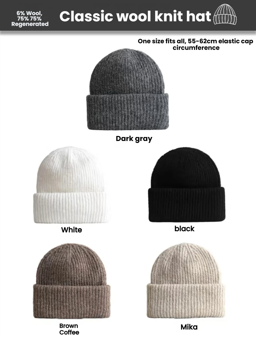 Classic Knit Beanie: Hand-Sewn Cat & Dog Portrait, Soft Stretchy Winter Pull-On Hat, Pet Memorial Accessory, Wear Your Furry Friend All Winter Long!