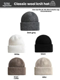Classic Knit Beanie: Hand-Sewn Cat & Dog Portrait, Soft Stretchy Winter Pull-On Hat, Pet Memorial Accessory, Wear Your Furry Friend All Winter Long!