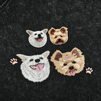 Vintage Washed T-Shirt: Upload your own cat or dog photo and add a custom name. A versatile everyday piece that lets you wear your two fur babies with you throughout the entire summer!