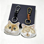 Custom pet felt & leather keychains – simply upload a photo of your furry friend to create a one-of-a-kind keepsake. The most heartfelt personalized gift for any pet parent!