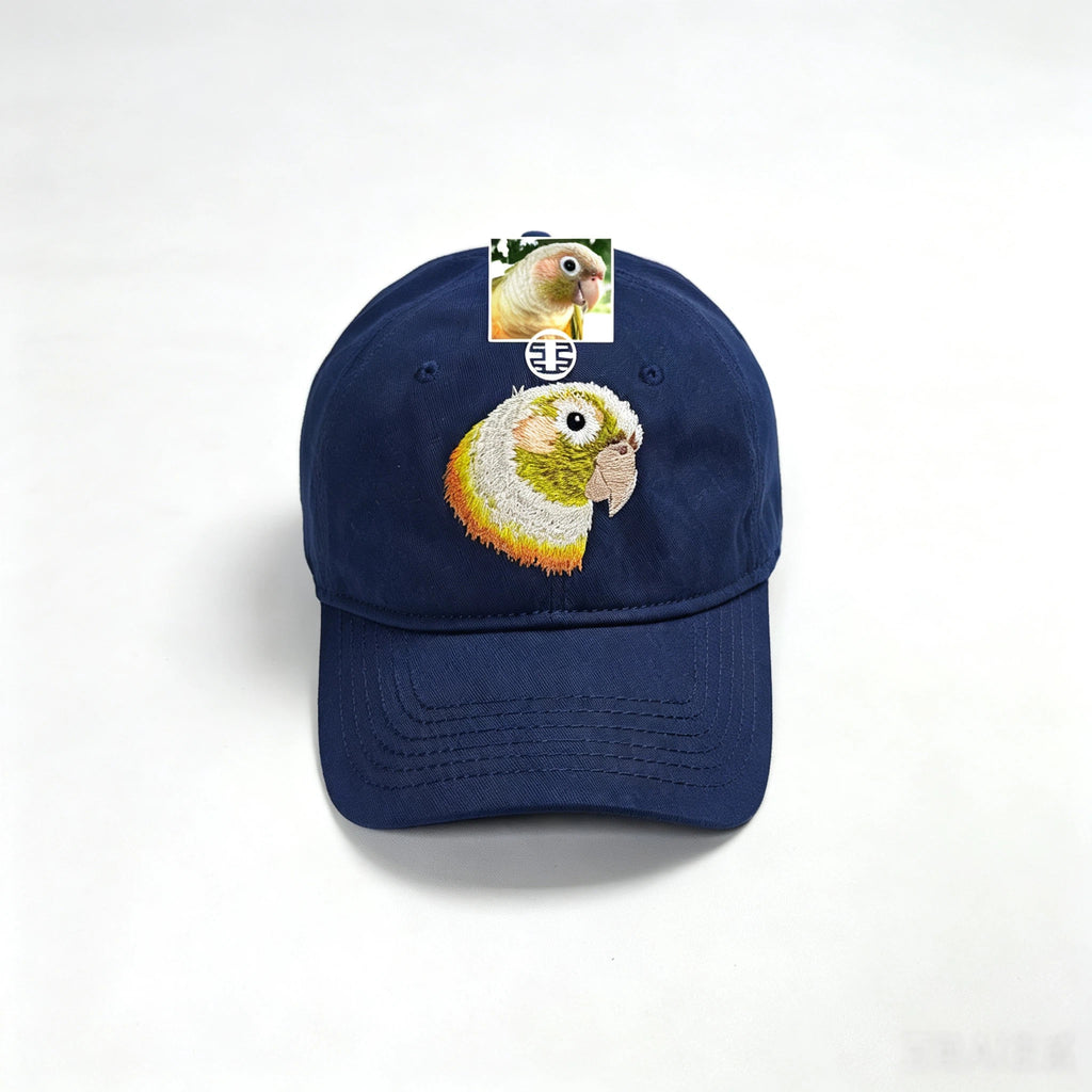 Classic Baseball Cap: Custom Pet Portrait Embroidery, Personalized Dad Hat with Cat & Dog Photos, Adjustable Vintage Casual Cap for Pet Lovers