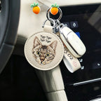 Custom pet felt & leather keychains – simply upload a photo of your furry friend to create a one-of-a-kind keepsake. The most heartfelt personalized gift for any pet parent!
