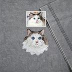 Vintage Washed T-Shirt: Upload your own cat or dog photo and add a custom name. A versatile everyday piece that lets you wear your two fur babies with you throughout the entire summer!